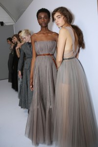 Models backstageChristian Dior show, Backstage, Fall Winter 2017, Haute Couture Fashion Week, Paris, France - 03 Jul 2017