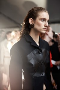 Model backstageProenza Schouler show, Backstage, Fall Winter 2017, Haute Couture Fashion Week, Paris, France - 02 Jul 2017