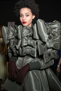 Model backstageViktor & Rolf show, Backstage, Fall Winter 2017, Haute Couture Fashion Week, Paris, France - 05 Jul 2017