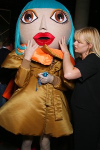 Model backstageViktor & Rolf show, Backstage, Fall Winter 2017, Haute Couture Fashion Week, Paris, France - 05 Jul 2017