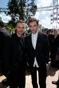 Kris Van Assche and Robert Pattinson front row at Christian Dior