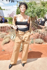 Winnie Harlow at Christian Dior