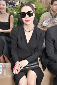 Ulyana Sergeenko at Christian Dior