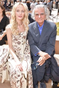 Daria Strokous and Patrick Demarchelier at Christian Dior