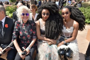 Ellen Von Unwerth, TK Quann and Cipriana Quann at Christian Dior