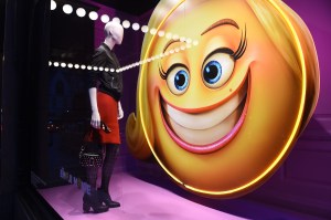 One of "The Emoji WnAtmosphere'The Emoji Movie' film premiere, Saks Fifth Avenue, New York, USA - 17 Jul 2017