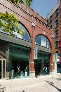 Inside Flying Solo's retail store at 224 Mulberry St in New York.