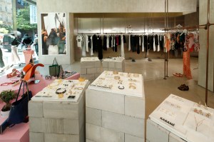 Inside Flying Solo's retail store at 224 Mulberry St in New York.