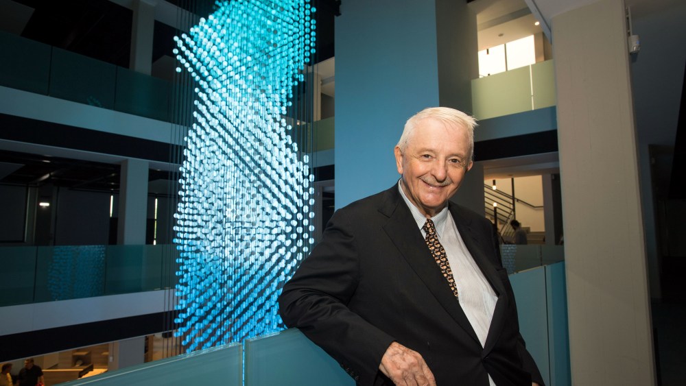 Former La Perla chief Alberto Masotti inside the Fashion Research Italy headquarters.