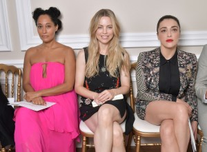 Tracee Ellis Ross, Melissa George and Valentina Lodovini at Schiaparelli