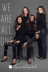 Iman, Tatjana Patitz, Elsa Benitez, and Tara Lynn in Gloria Vanderbilt's new campaign.
