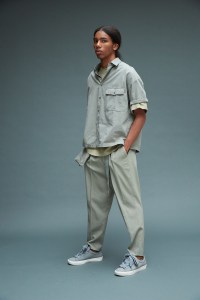 A look from Robert Geller's Gustav von Aschenbach.