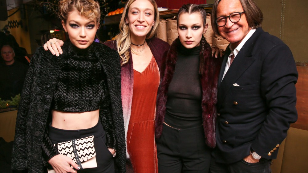 Gigi Hadid, Alana Hadid, Bella Hadid, Mohamed HadidAlana Hadid x Lou & Grey Celebrate: Collaboration event, New York, America - 09 Feb 2016