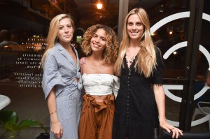 Molly Howard, Cleo Wade, Selby DrummondHecho Spring Summer 2018 Collection, Party, New York, USA - 18 Jul 2017