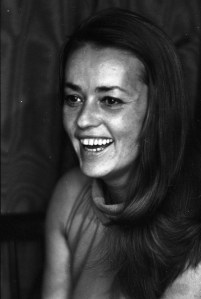 Jeanne Moreau laughing