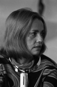 Jeanne Moreau at home