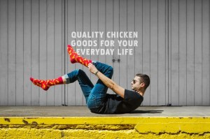"Dance like no one’s watching. Sing like no one’s listening. Dress like you haven’t eaten lunch yet," the fast food company teased.