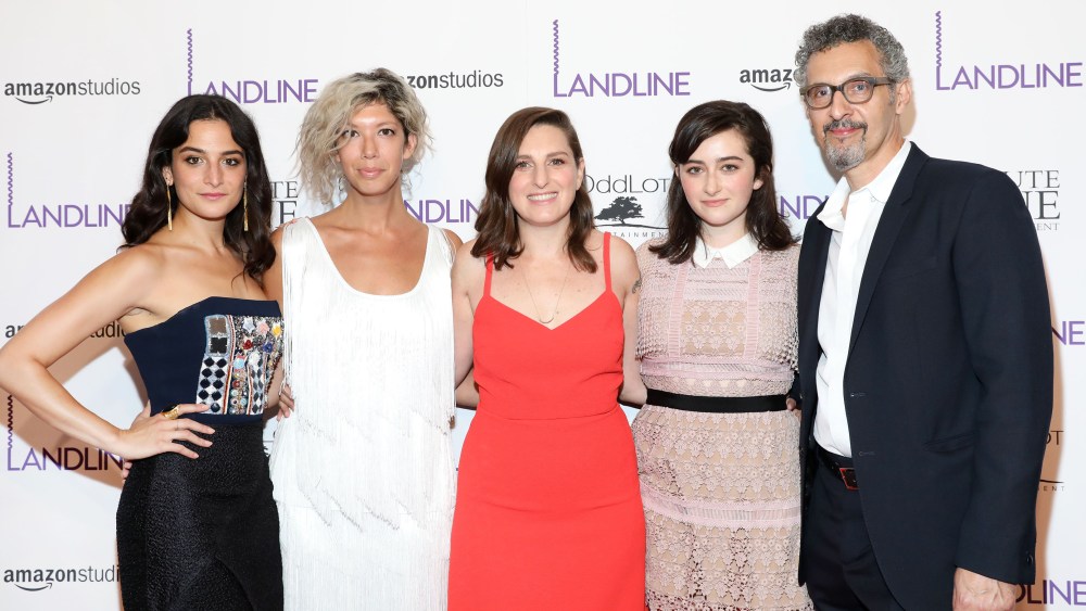 Jenny Slate, Elisabeth Holm, Gilligan Robespierre, Abby Quinn and John Turturro'Landline' film premiere, Arrivals, New York, USA - 18 Jul 2017