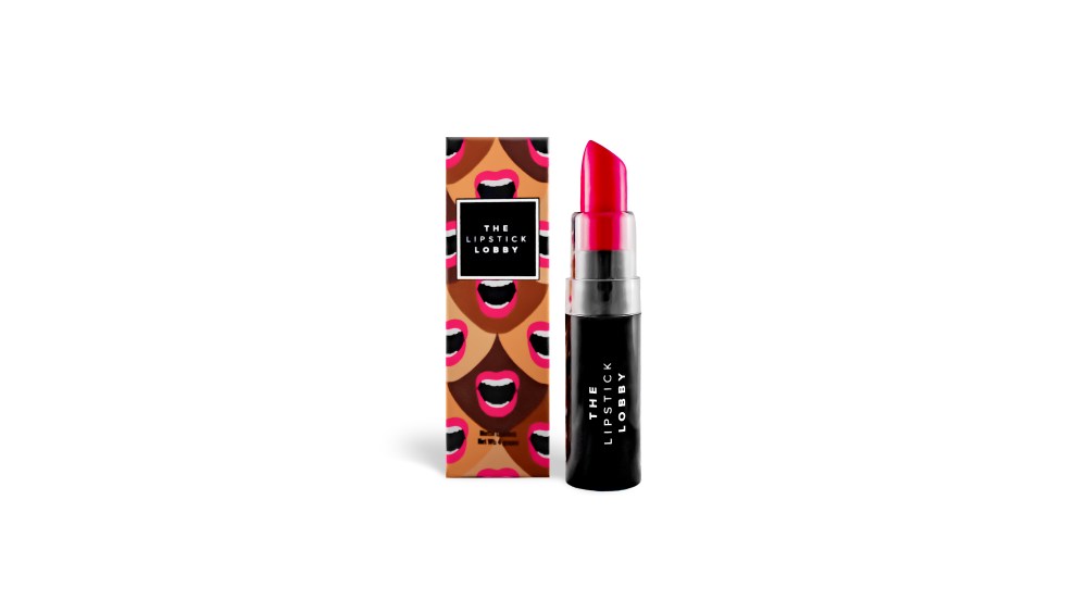 "Kiss My Pink" lipstick from The Lipstick Lobby, Studio71 and Opening Ceremony.