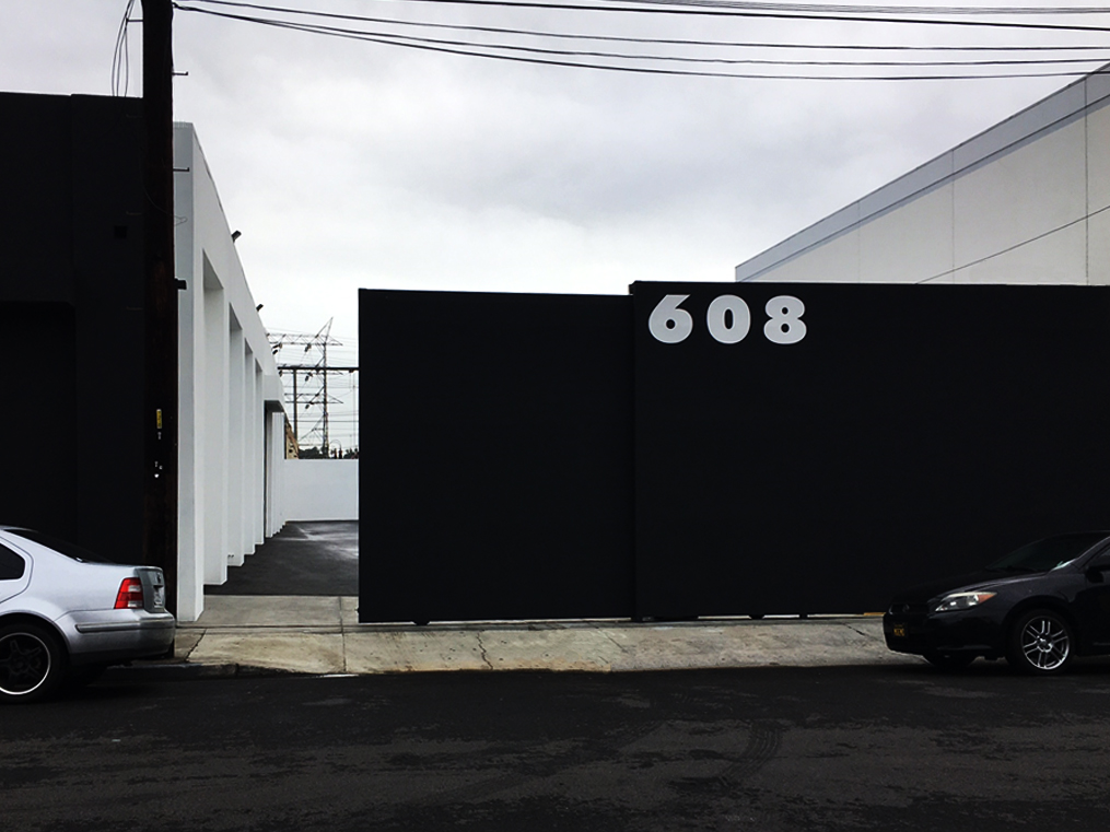 The exterior of the new Dover Street Market at 608 Imperial St, Los Angeles