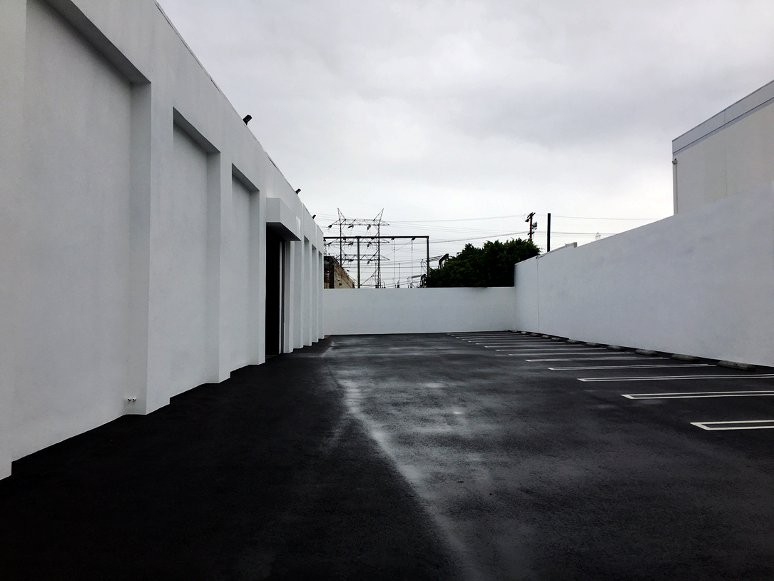 The exterior of the new Dover Street Market at 608 Imperial St, Los Angeles