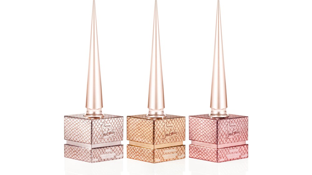 Christian Louboutin Beauté’s Metalinudes, a range of metallic nudes.