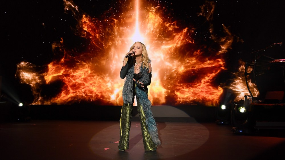 Madonna performed at the Leonardo DiCaprio Foundation 4th Annual Gala in Saint-Tropez.