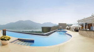 in the future, a break from shopping could include a swim in a rooftop pool as you can experience at taubman Asia’s Starfield Hanam.