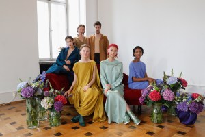 BERLIN, GERMANY - JULY 07:  Designs by Michael Sonntag on display at the Group Presentation during 'Der Berliner Mode Salon' Spring/Summer 2018 at Kronprinzenpalais on July 7, 2017 in Berlin, Germany.  (Photo by Andreas Rentz/Getty Images for DER BERLINER MODE SALON)