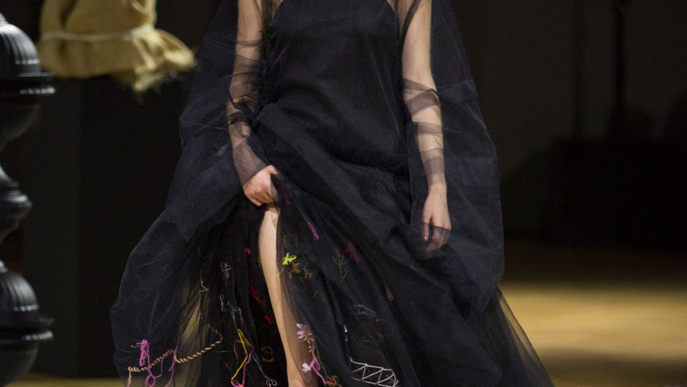Molly Goddard's Fashion in Motion Show at the Victoria & Albert museum