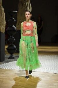 Molly Goddard's Fashion in Motion Show at the Victoria & Albert museum