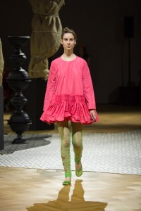 Molly Goddard's Fashion in Motion Show at the Victoria & Albert museum