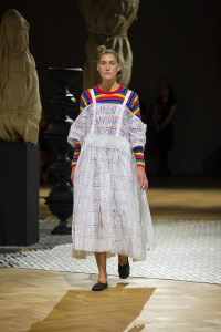 Molly Goddard's Fashion in Motion Show at the Victoria & Albert museum