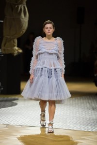 Molly Goddard's Fashion in Motion Show at the Victoria & Albert museum