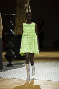 Molly Goddard's Fashion in Motion Show at the Victoria & Albert museum