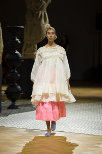 Molly Goddard's Fashion in Motion Show at the Victoria & Albert museum