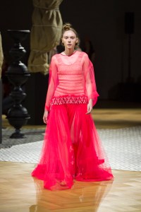 Molly Goddard's Fashion in Motion Show at the Victoria & Albert museum