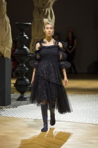 Molly Goddard's Fashion in Motion Show at the Victoria & Albert museum