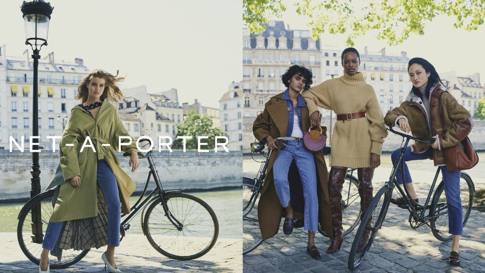 Visuals from Net-a-porter's fall 2017 campaign