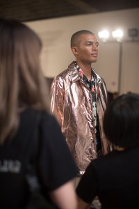 Backstage at Ovadia and Sons Men's Spring 2018