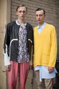 Backstage at Ovadia and Sons Men's Spring 2018