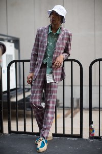 Backstage at Ovadia and Sons Men's Spring 2018