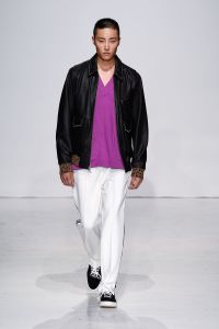 Model on the catwalkOvadia and Sons show, Runway, Spring Summer 2018, New York Fashion Week Men's, USA - 12 Jul 2017