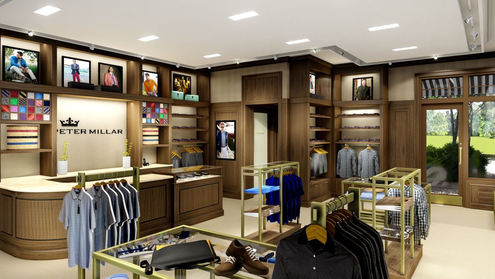 Andrisen Morton operates the Peter Millar retail boutique at The Broadmoor resort in Colorado.