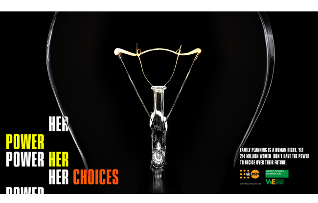 Benetton's Power Her Choices campaign