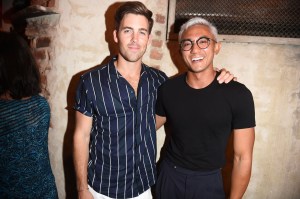 John Philip Thompson and Chris LegaspiRaf Simons show, After Party, Spring Summer 2018, New York Fashion Week Men's, USA - 11 July 2017