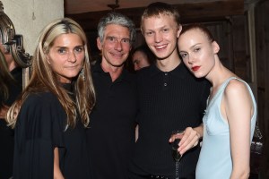Michelle Kessler-Sanders, Derrick Sanders, Jonas Gloeer and Kiki WillliamsRaf Simons show, After Party, Spring Summer 2018, New York Fashion Week Men's, USA - 11 July 2017