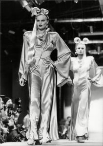 Paris Fashion Week - Autumn/winter 1983 Collections Space Futuristic Catsuit.Paris Fashion Week - Autumn/winter 1983 Collections Space Futuristic Catsuit.