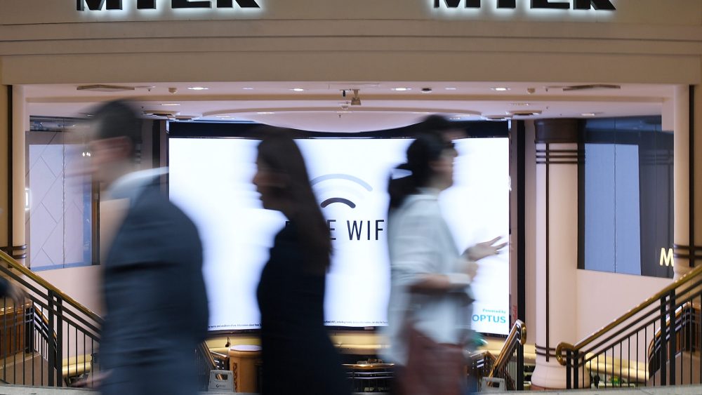 A Myer store.
