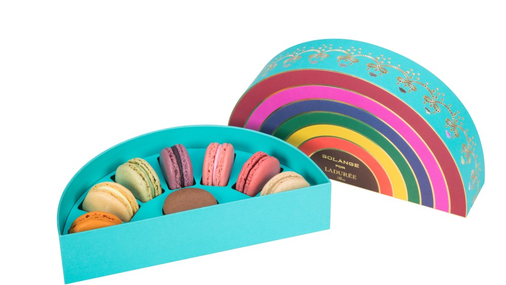 The Ladurée macaron box by Solange Azagury-Partridge.